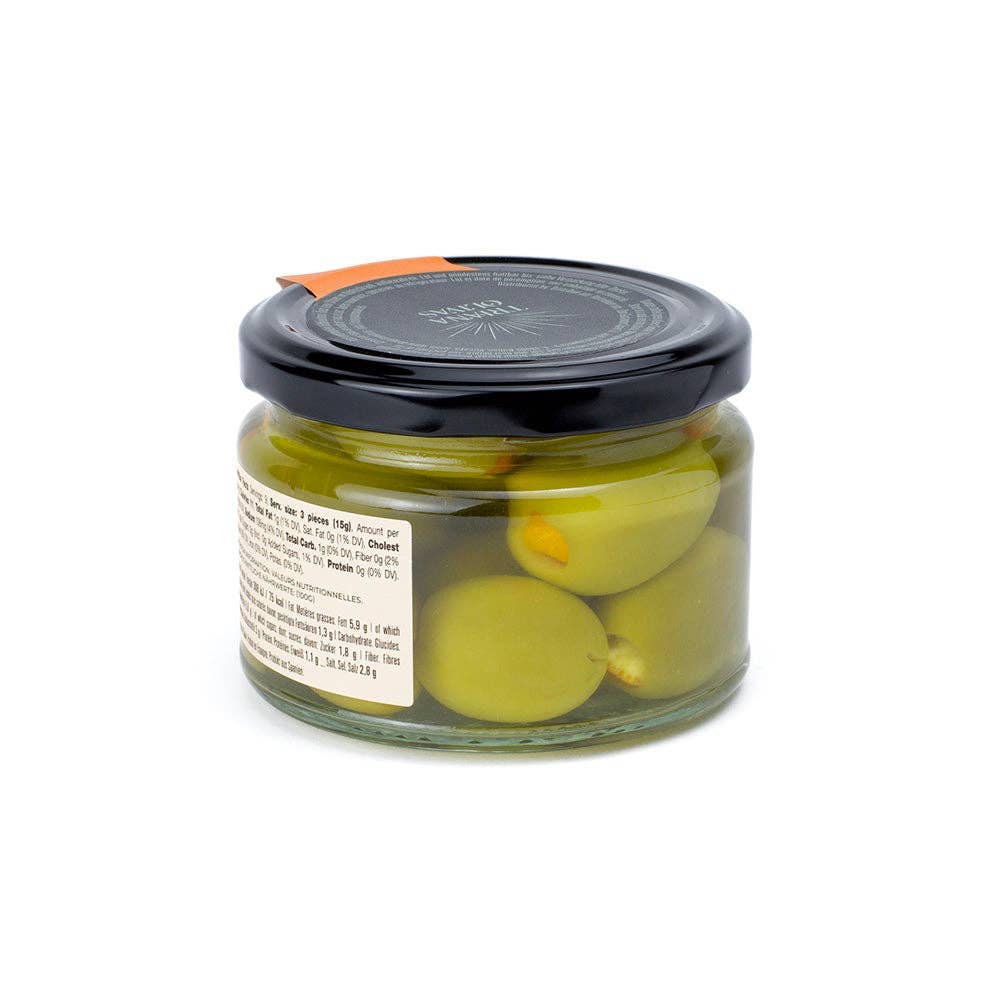 Gordal Olives (Seville) Stuffed with Orange - Triana Olivas