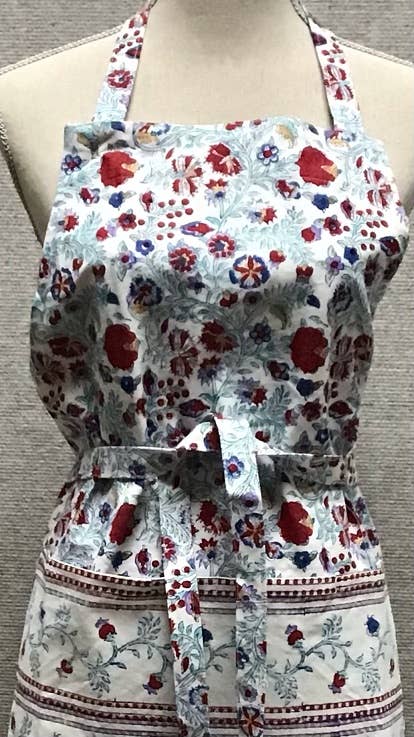 Cotton Canvas Apron - Summertime Bright