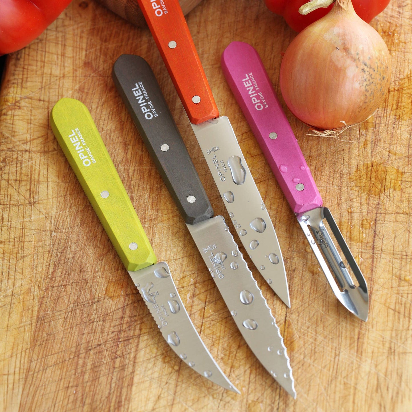 The Essential Small Kitchen Knives Set - 50's - Opinel