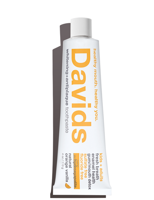 Davids Kids + Adults Nano-Hydroxyapatite Premium Toothpaste - Orange Vanilla