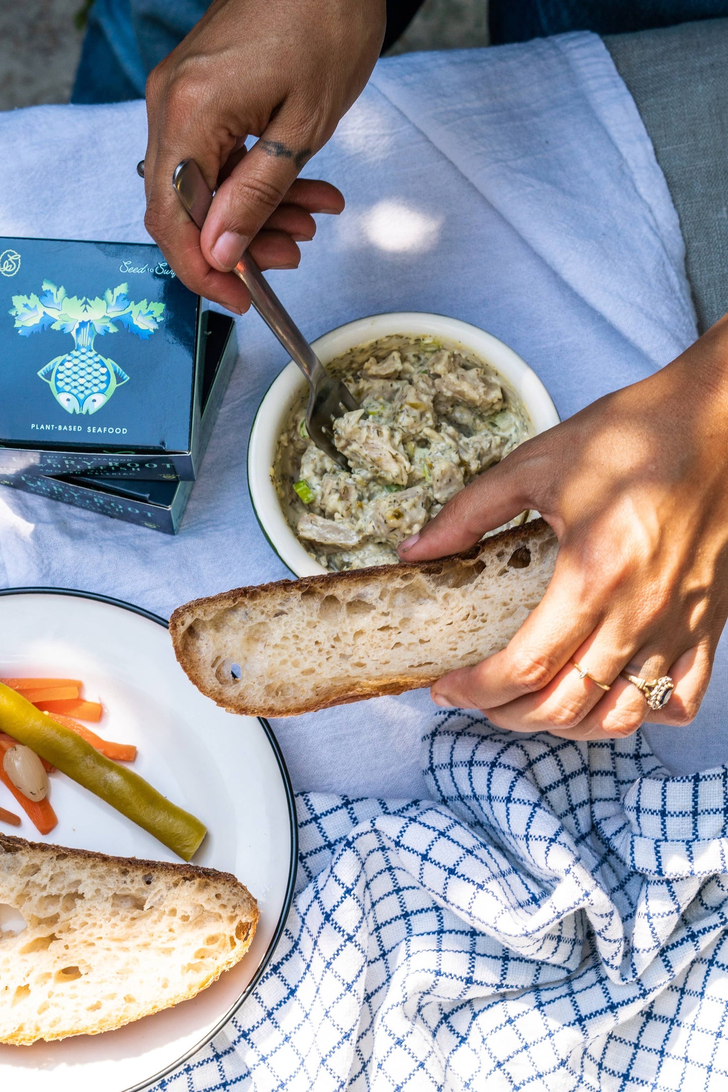 Tinned Celery Root Smoked Whitefish (Vegan) - Seed to Surf
