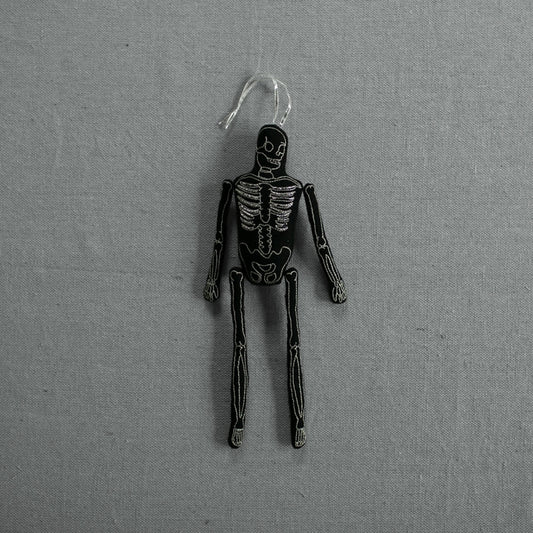 Lavender Skelly - Cotton & Lavender filled Art Doll