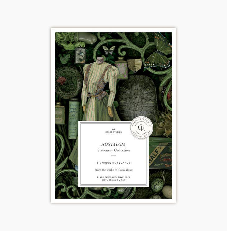 Nostalgia Blank Greeting Card or Full Set of 8