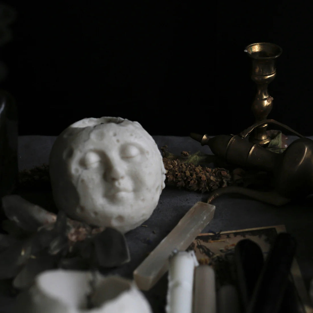 Full Moon Candle - Witch in the Woods