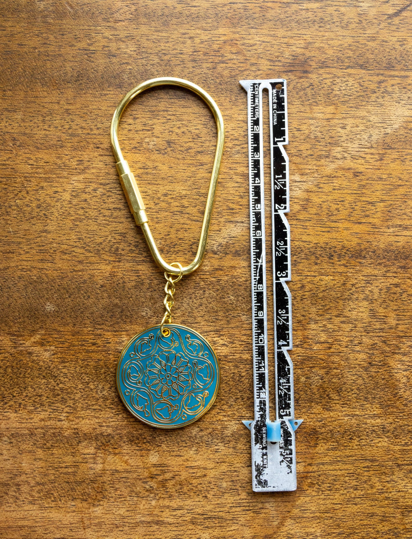 Enamel Floss Fob Organizer or Keychain