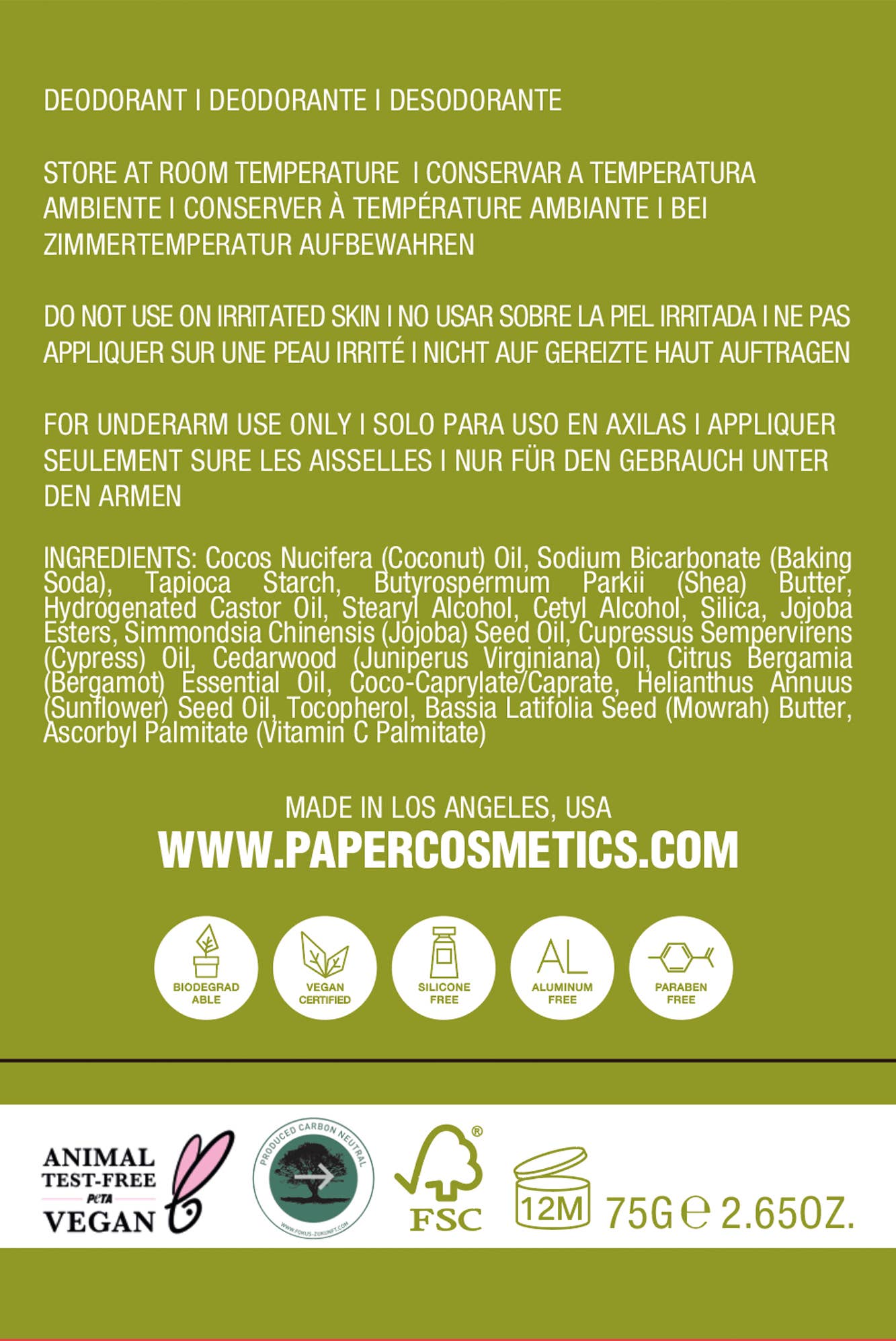 Coastal Forests - Cedarwood & Cypress - PAPR Cosmetics