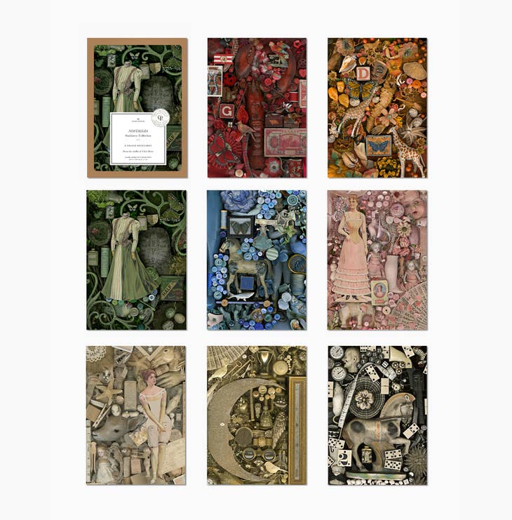 Nostalgia Blank Greeting Card or Full Set of 8