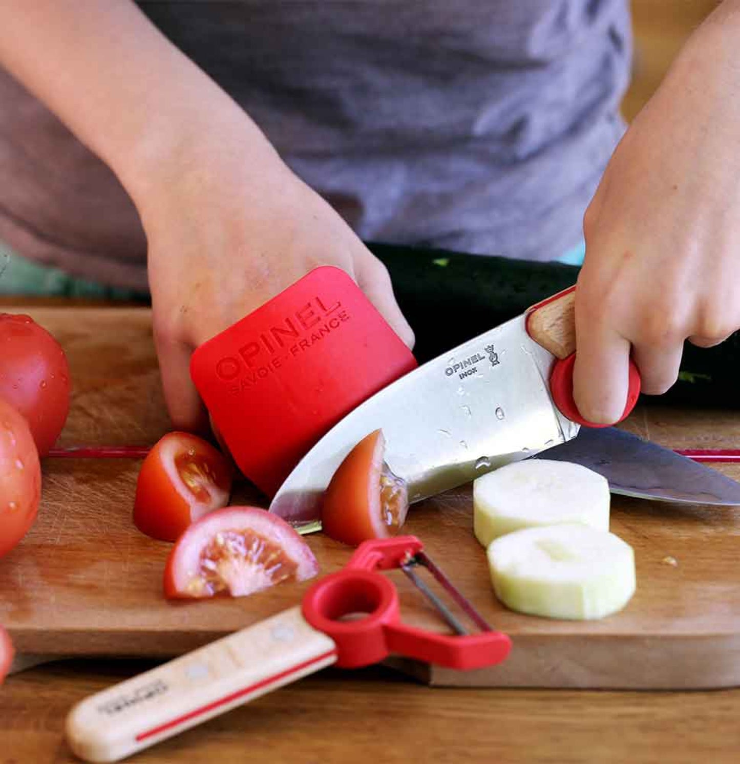 Le Petit Chef 3pc Knife Set for a Child - Opinel