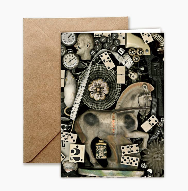 Nostalgia Blank Greeting Card or Full Set of 8