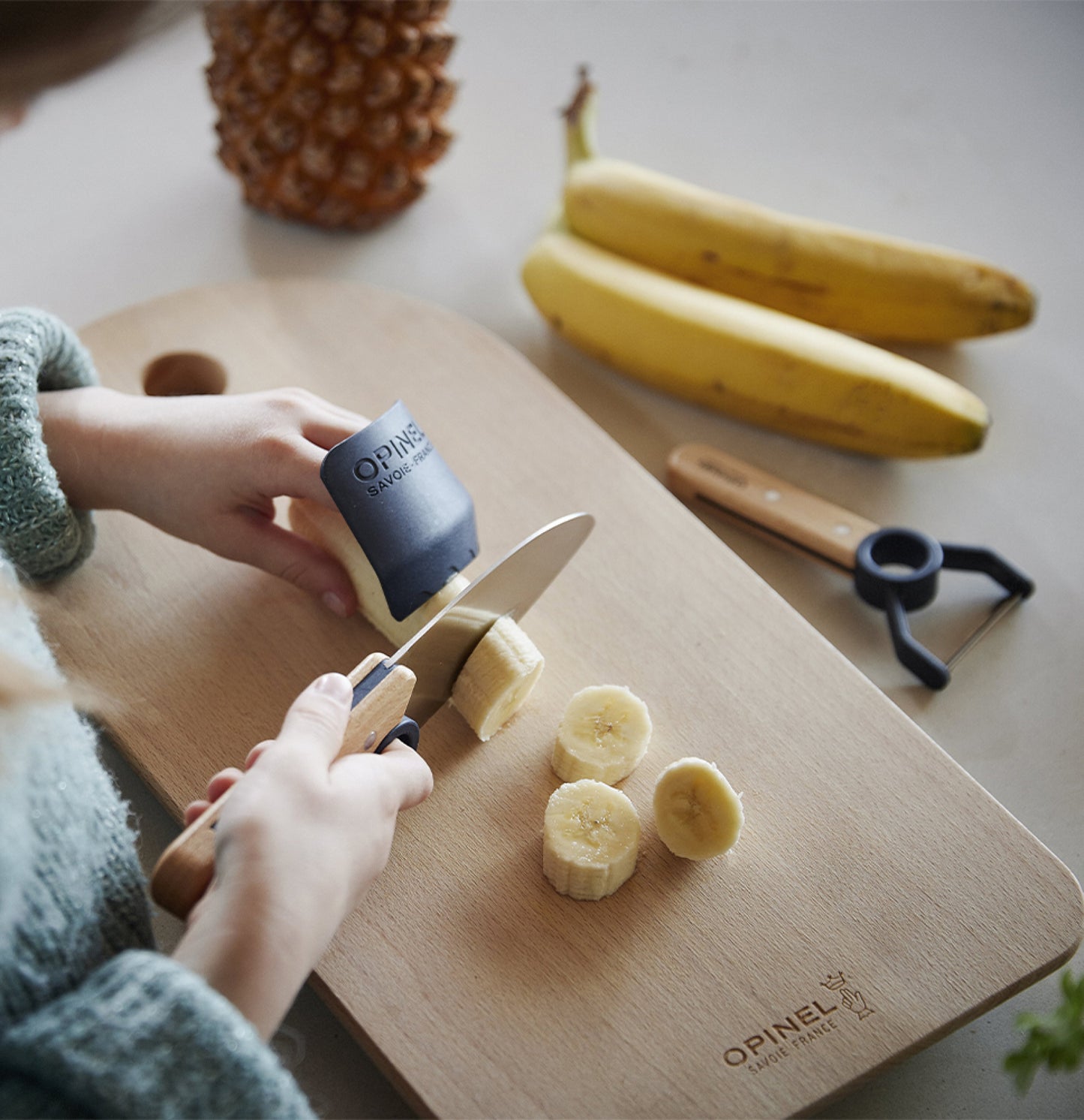 Le Petit Chef 3pc Knife Set for a Child - Opinel