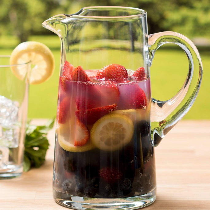 Tall Glass Pitcher