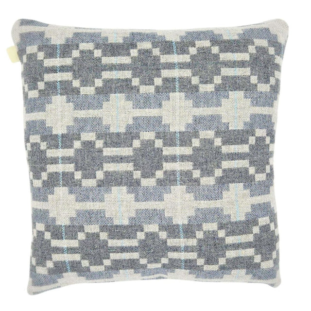 Melin Tregwynt Cushion - Patagonia Dur - 45cm x 45cm - Welsh Wool Pillow