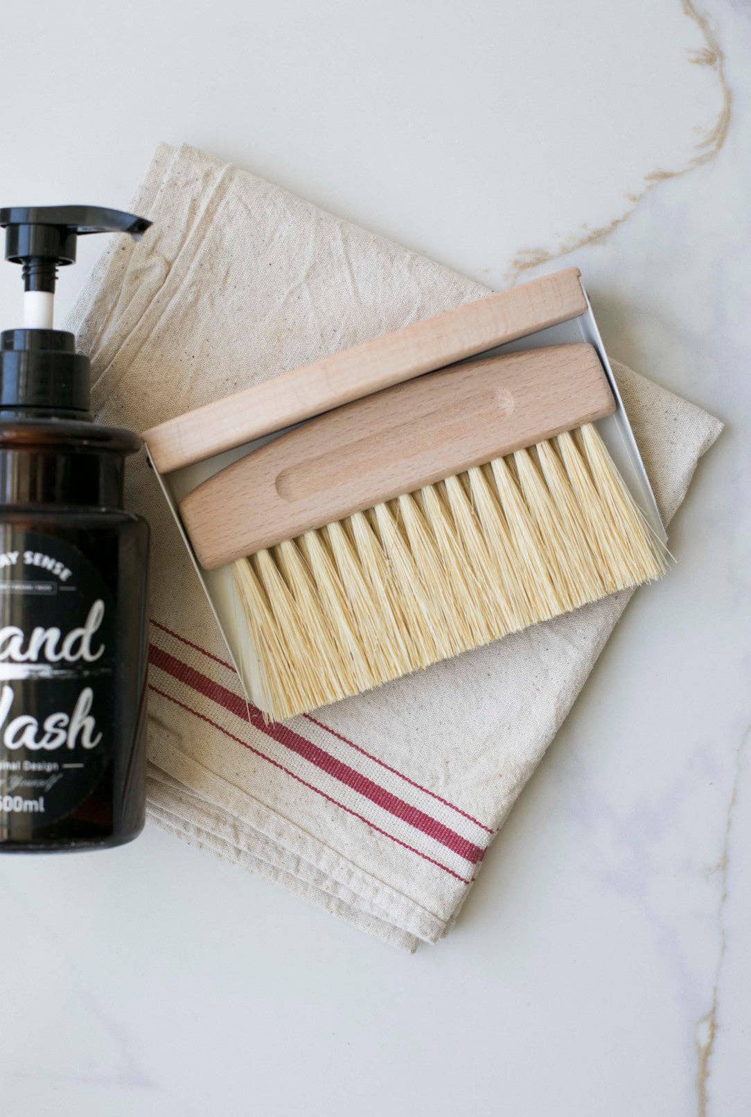 Mini Broom and Dustpan Set - Sisal Bristles