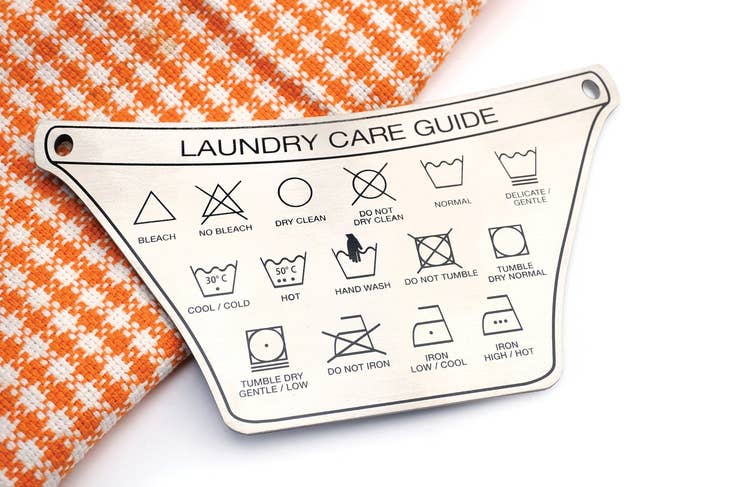 Laundry Care Guide Magnet