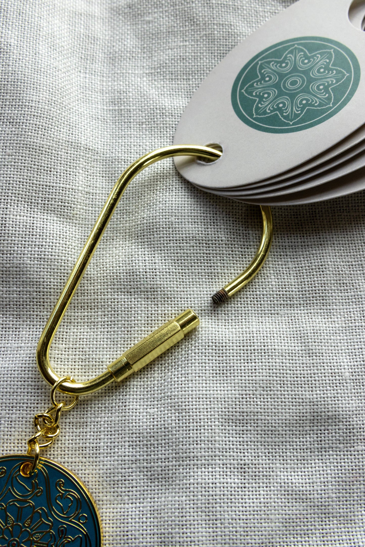 Enamel Floss Fob Organizer or Keychain