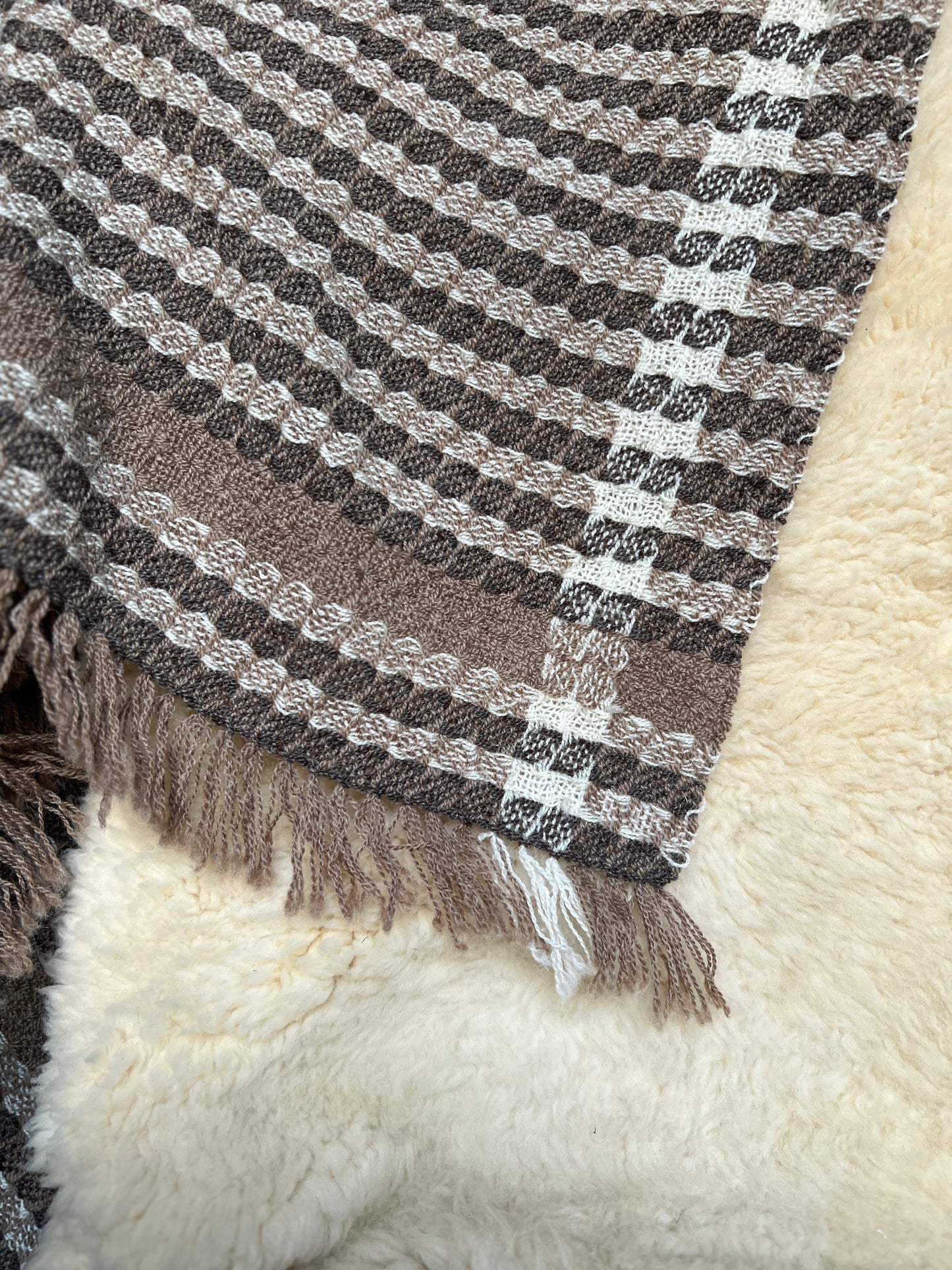 Romney and Merino Blend Throw Blanket - Ace 'n the Hole Romney Ranch