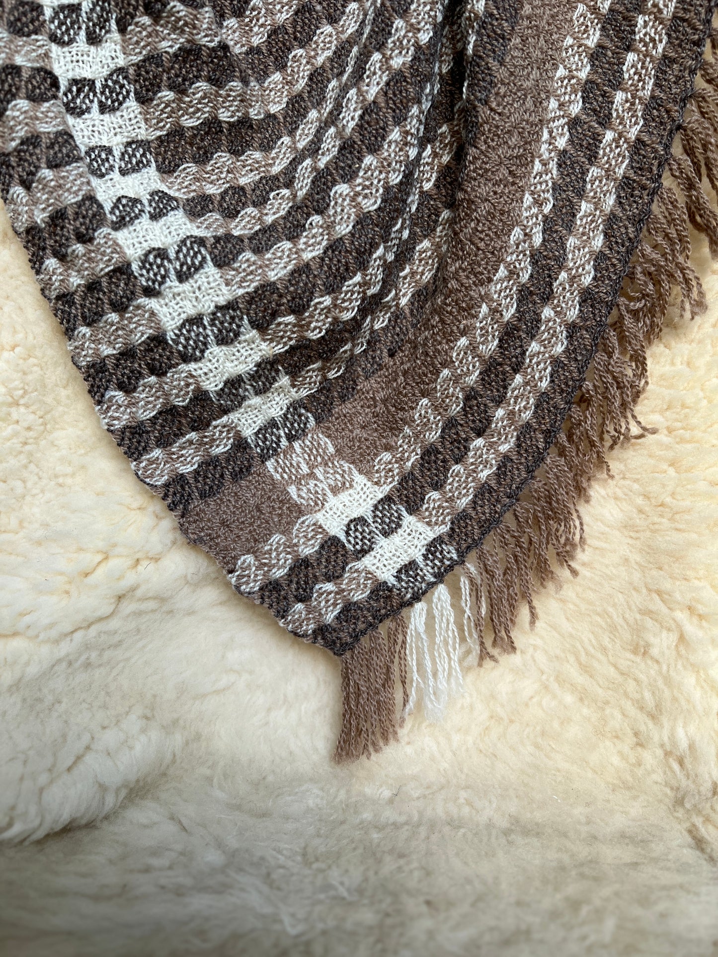 Romney and Merino Blend Throw Blanket - Ace 'n the Hole Romney Ranch