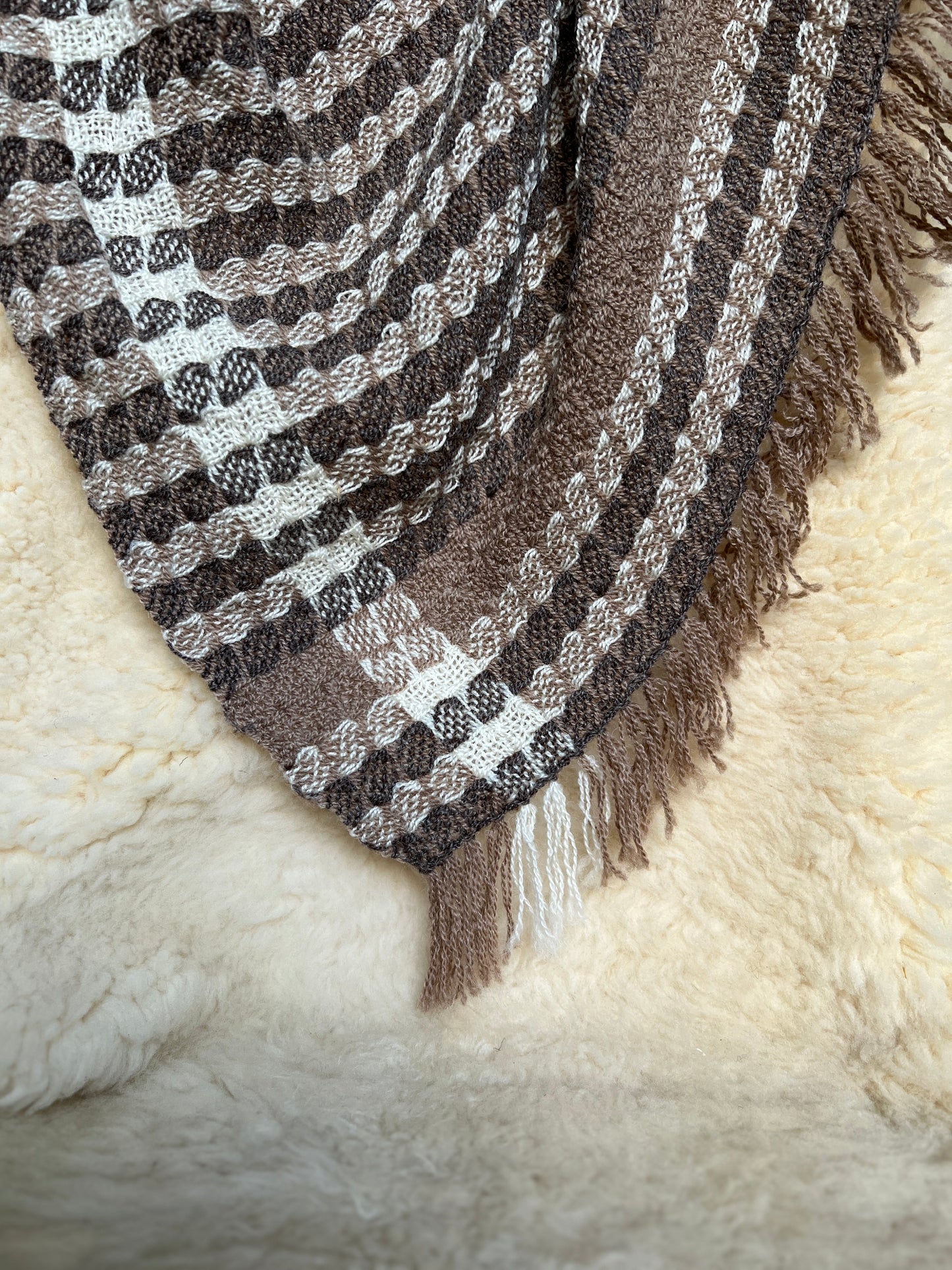 Romney and Merino Blend Throw Blanket - Ace 'n the Hole Romney Ranch