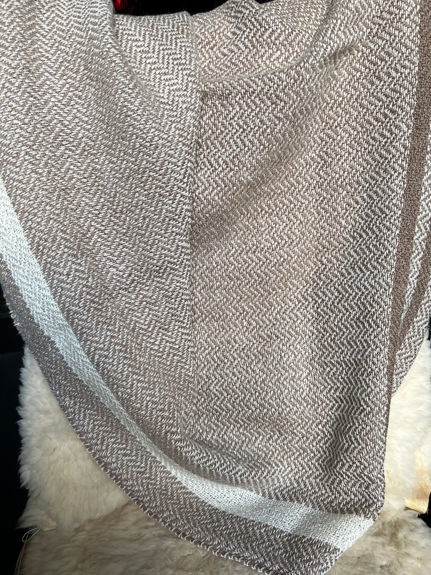 Romney and Merino Blend Throw Blanket - Ace 'n the Hole Romney Ranch