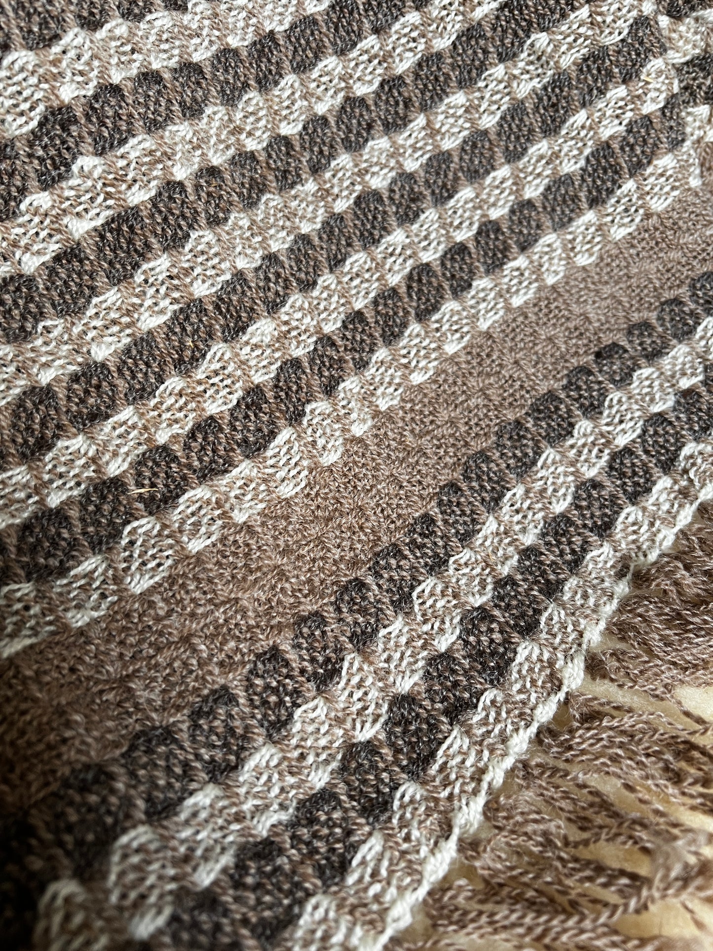 Romney and Merino Blend Throw Blanket - Ace 'n the Hole Romney Ranch
