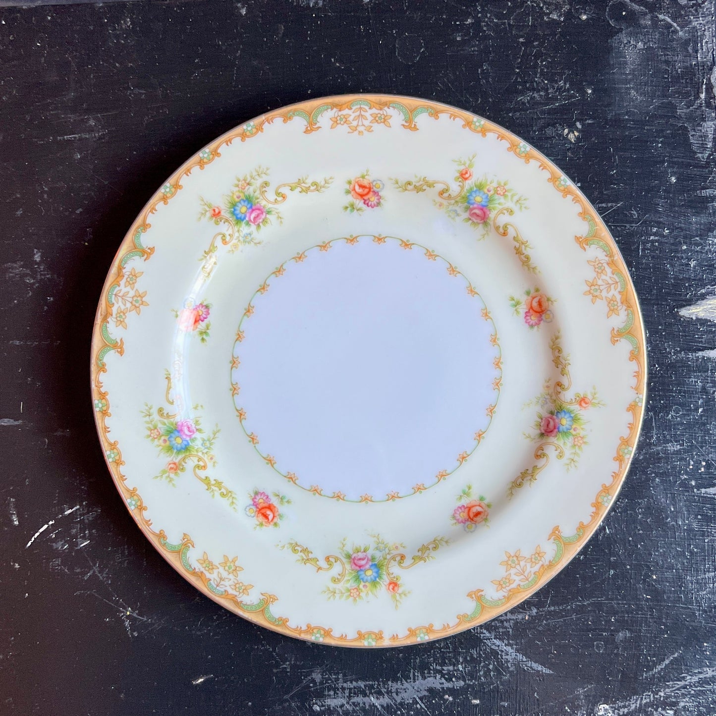 Regent by Empress Dinner Plate - Vintage Bone China 1940s - Porcelain Dinnerware