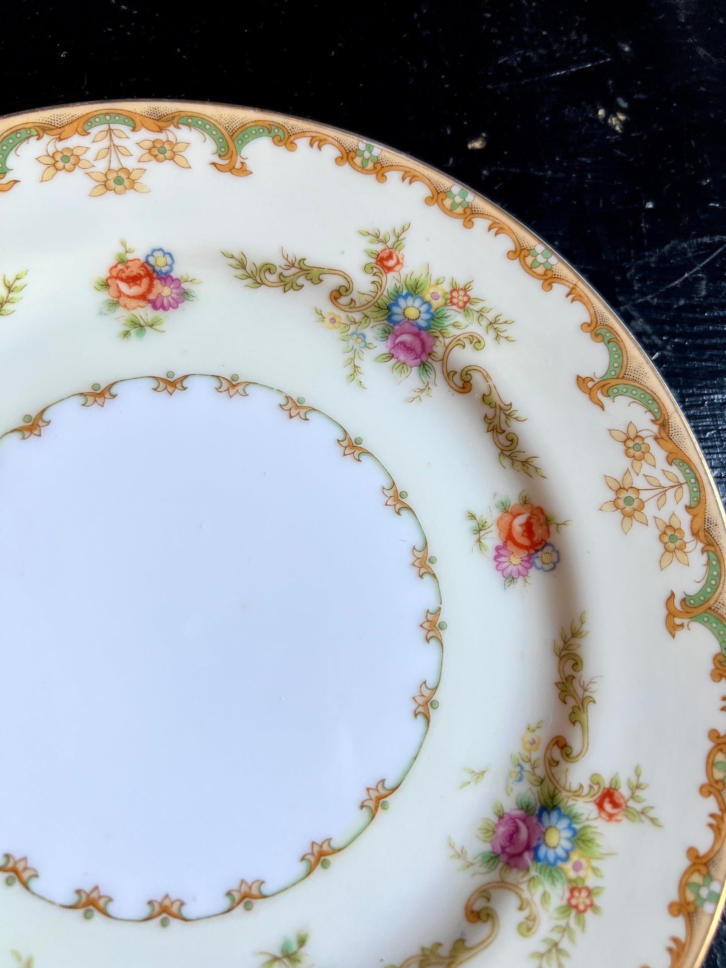Regent by Empress Salad Plate - Vintage Bone China 1940s - Porcelain Dinnerware