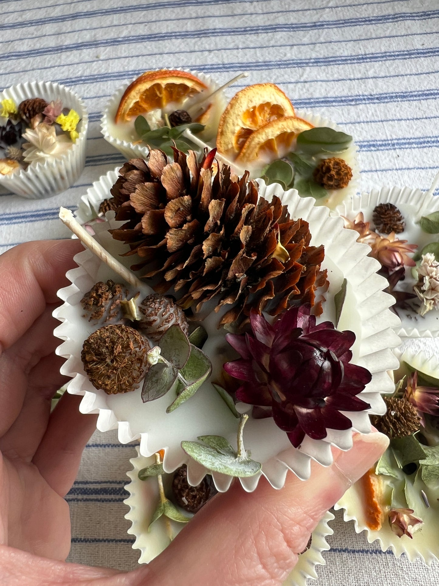 Woodland Wax Fire Starter - Orange Peel, Eucalyptus, Pine Cone