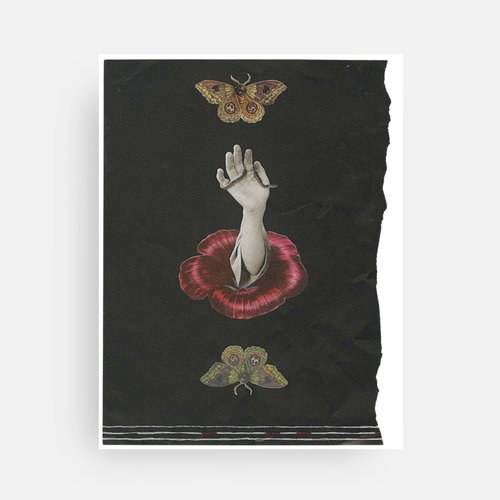 "As Above, So Below" Mini Art Print or Postcard (4x5.5) - Original Art by Tamara Cervenka