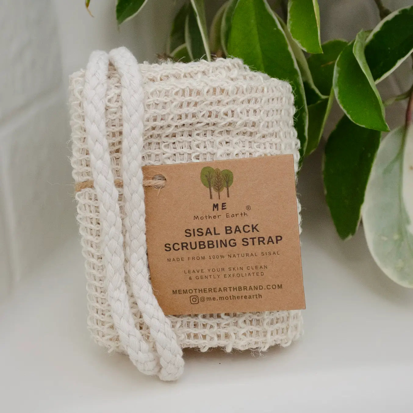 Sisal Back Scrubbing Strap