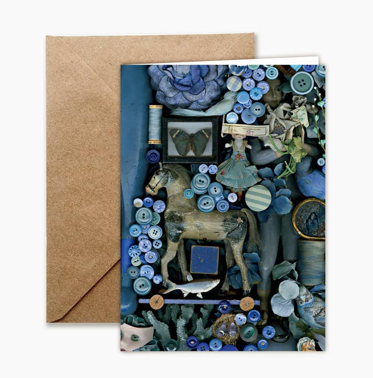 Nostalgia Blank Greeting Card or Full Set of 8