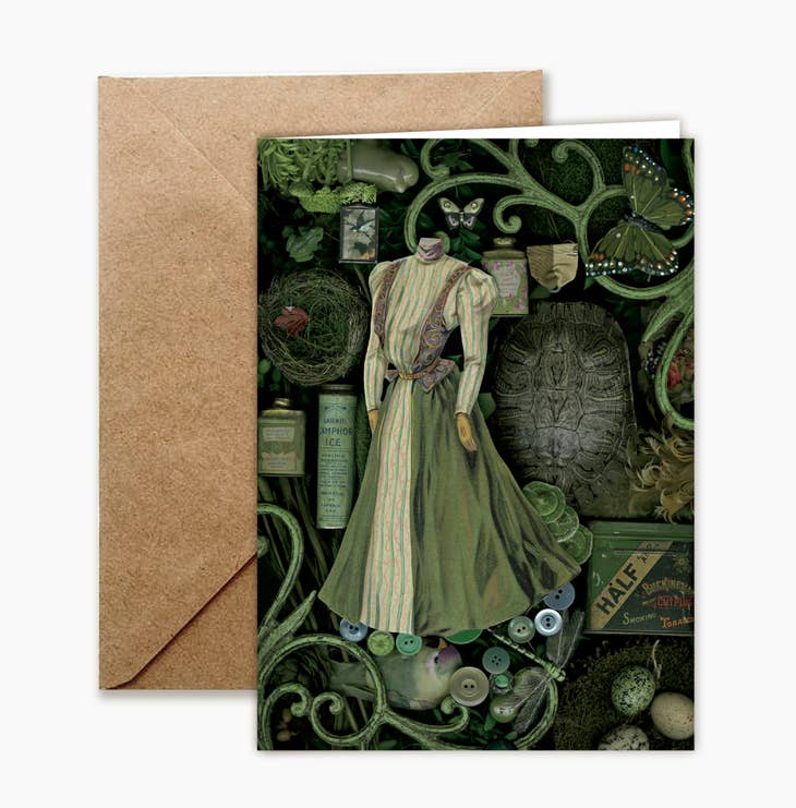 Nostalgia Blank Greeting Card or Full Set of 8
