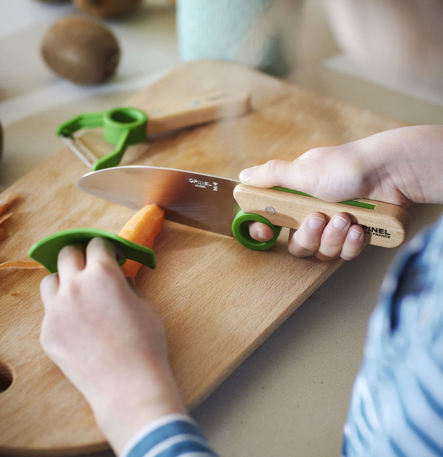 Le Petit Chef 3pc Knife Set for a Child - Opinel