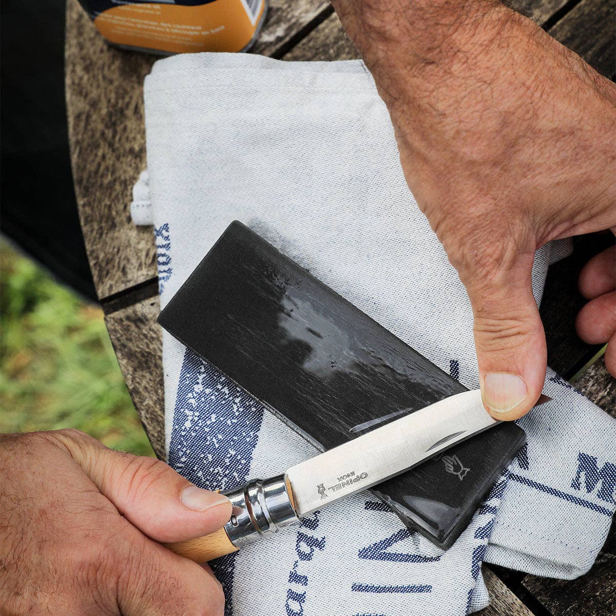 Large Natural Sharpening Whetstone - Opinel