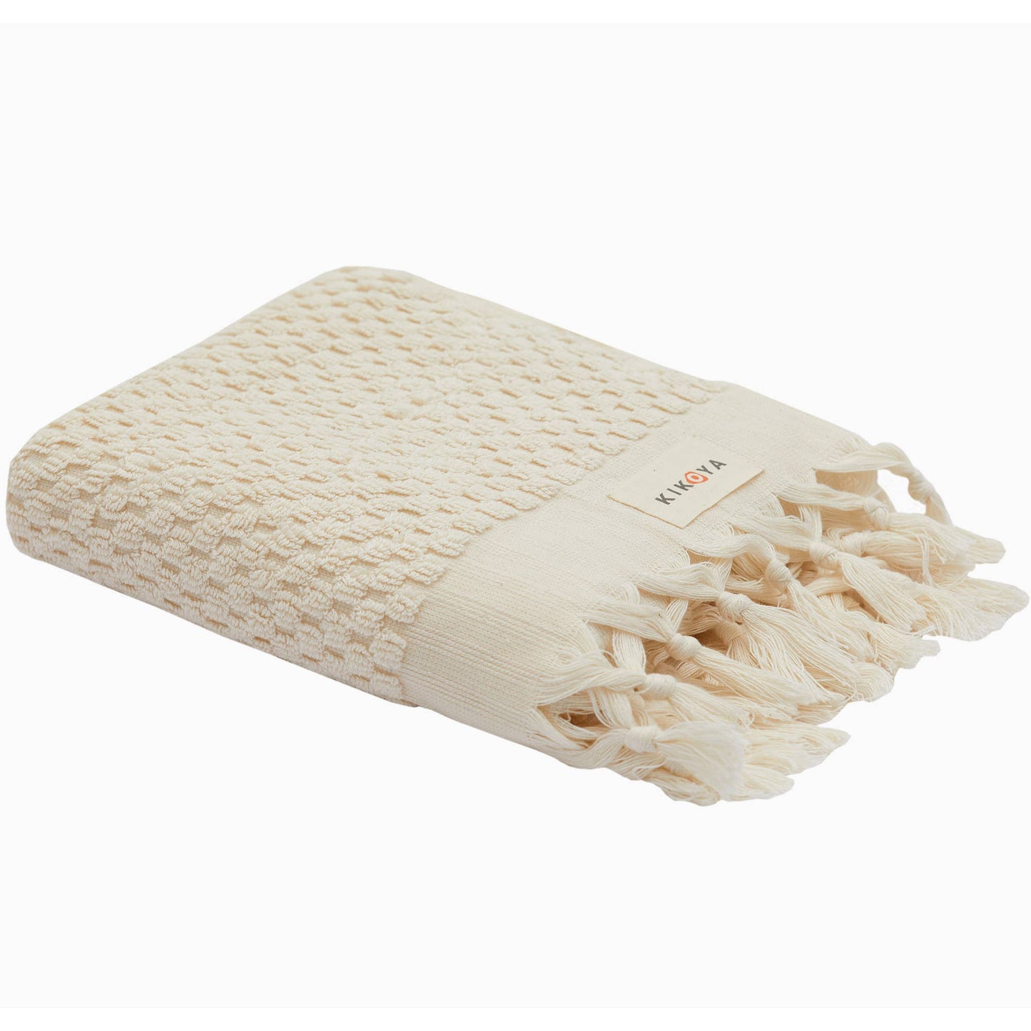 Bubble Handloomed Turkish Hand Towel - Natural