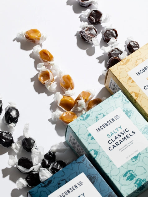 Salty Hazelnut Caramels - Jacobsen Salt Co