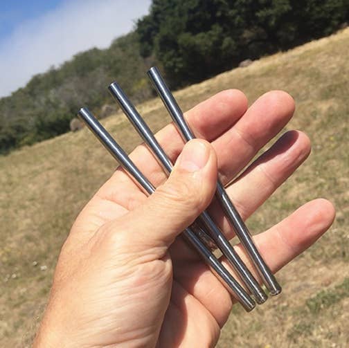 Short Metal Straw for Cocktails