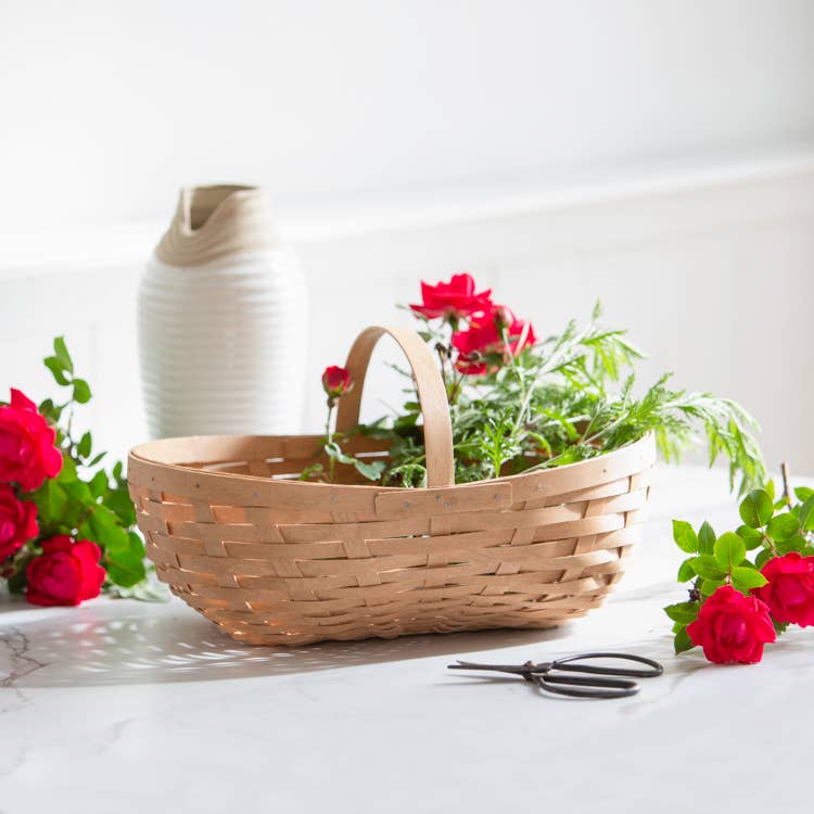 Large Woodbury Basket - Latte