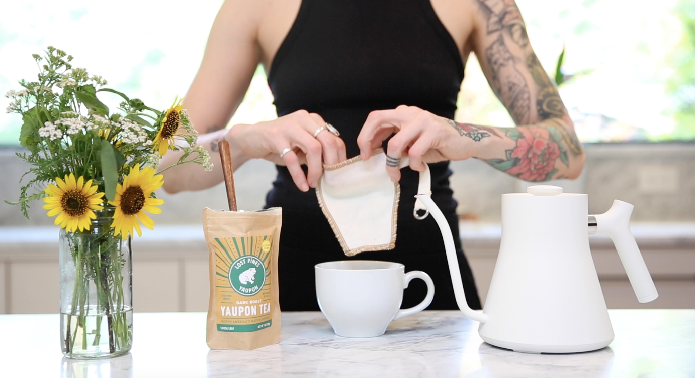 Set of 2 Reusable Organic Cotton Tea Filters (2/pk)