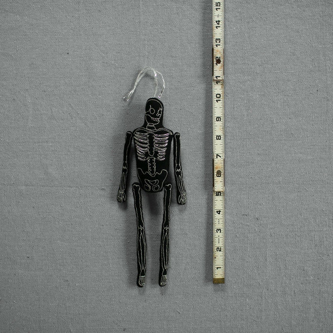 Lavender Skelly - Cotton & Lavender filled Art Doll