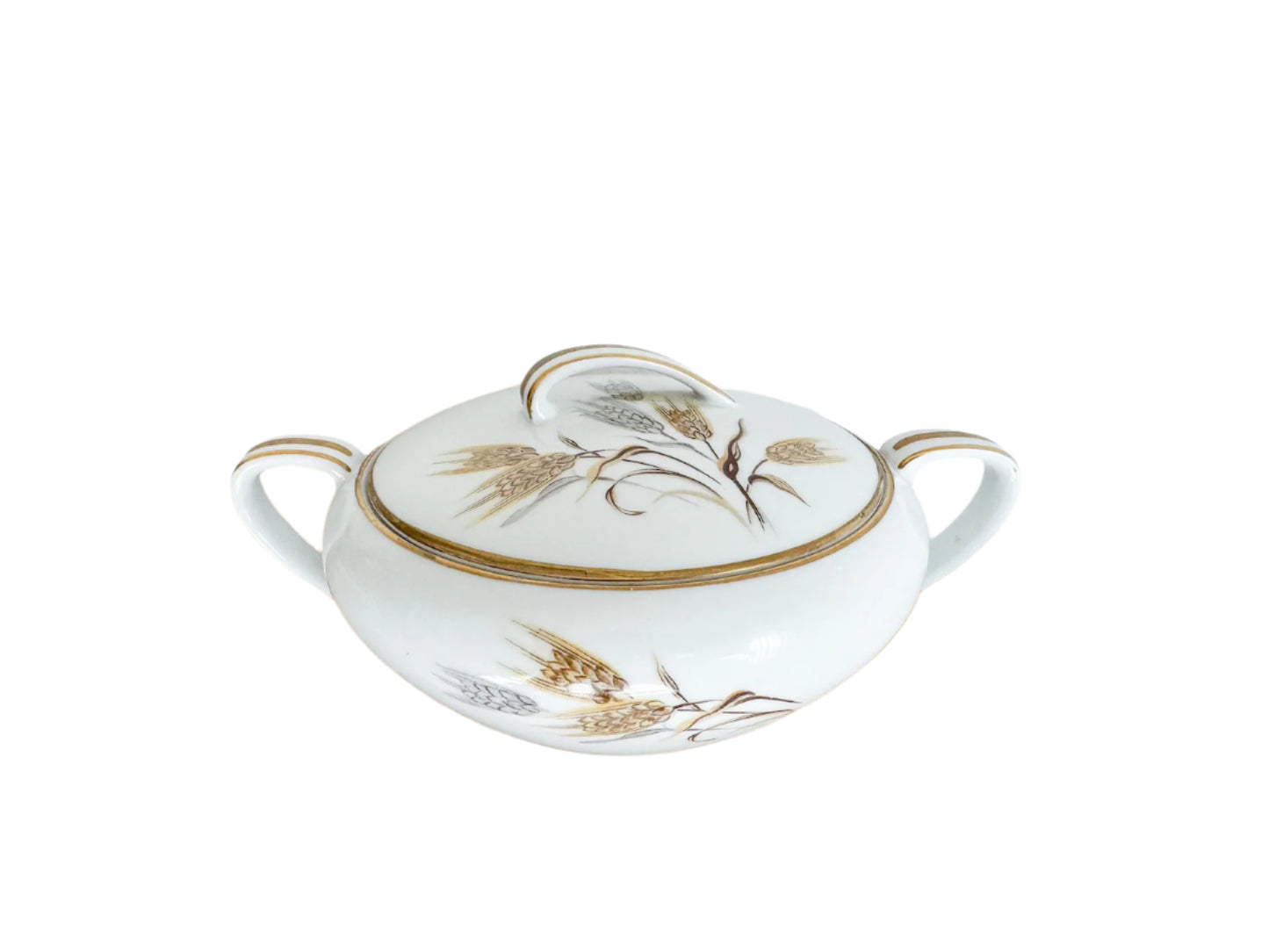 Wheaton by Noritake Sugar Bowl with Lid - Vintage China Sugar Bowl