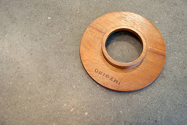 Wood Origami Dripper Holder