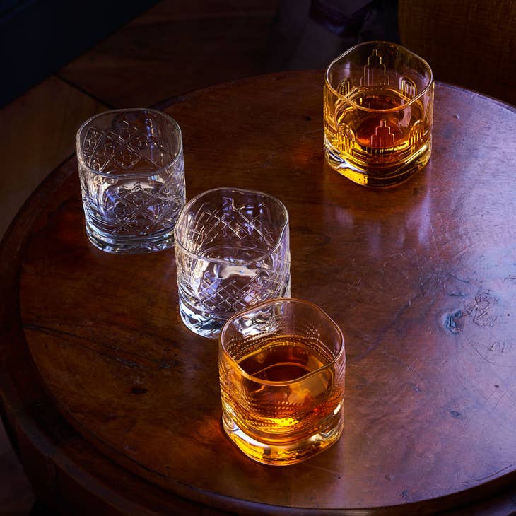 Dandy Whiskey Glasses - Set of 4 - La Rochere