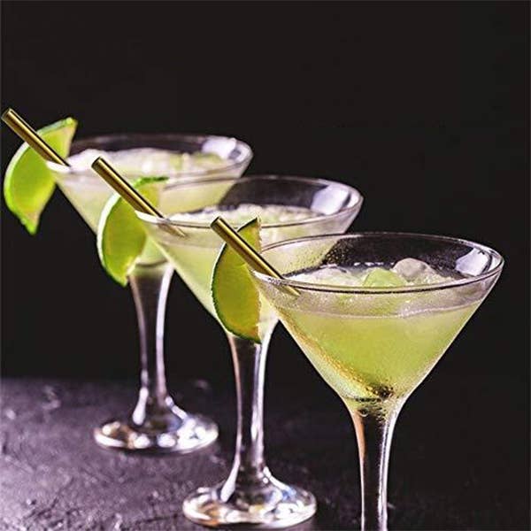 Short Metal Straw for Cocktails