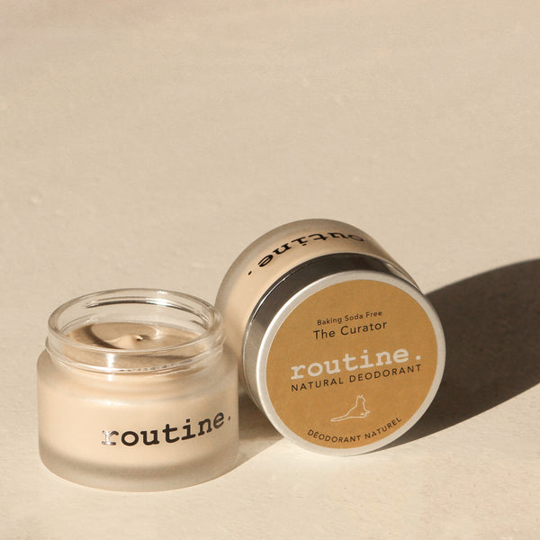 The Curator Baking Soda Free Deodorant Creme in Glass Jar