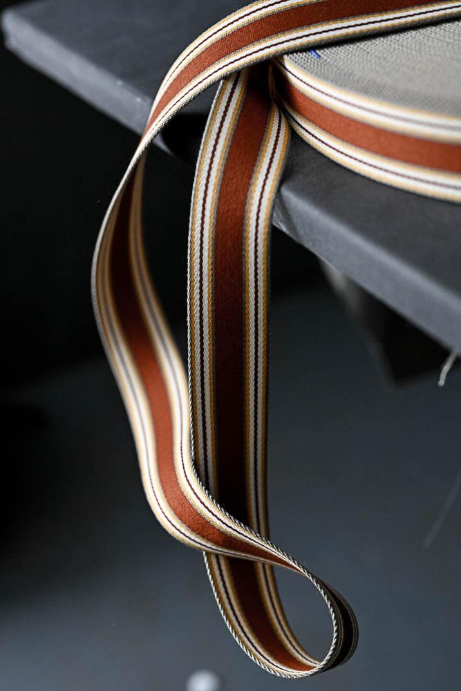 Trinian Rust 40mm Webbing - Rosebud Home Goods