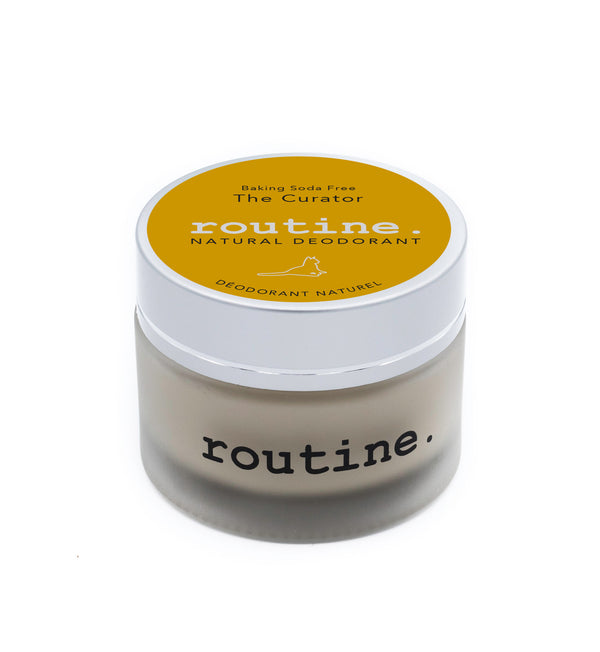 The Curator Baking Soda Free Deodorant Creme in Glass Jar