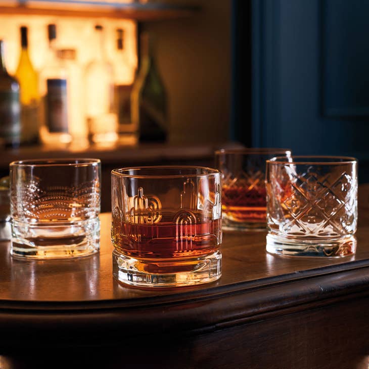 Dandy Whiskey Glasses - Set of 4 - La Rochere