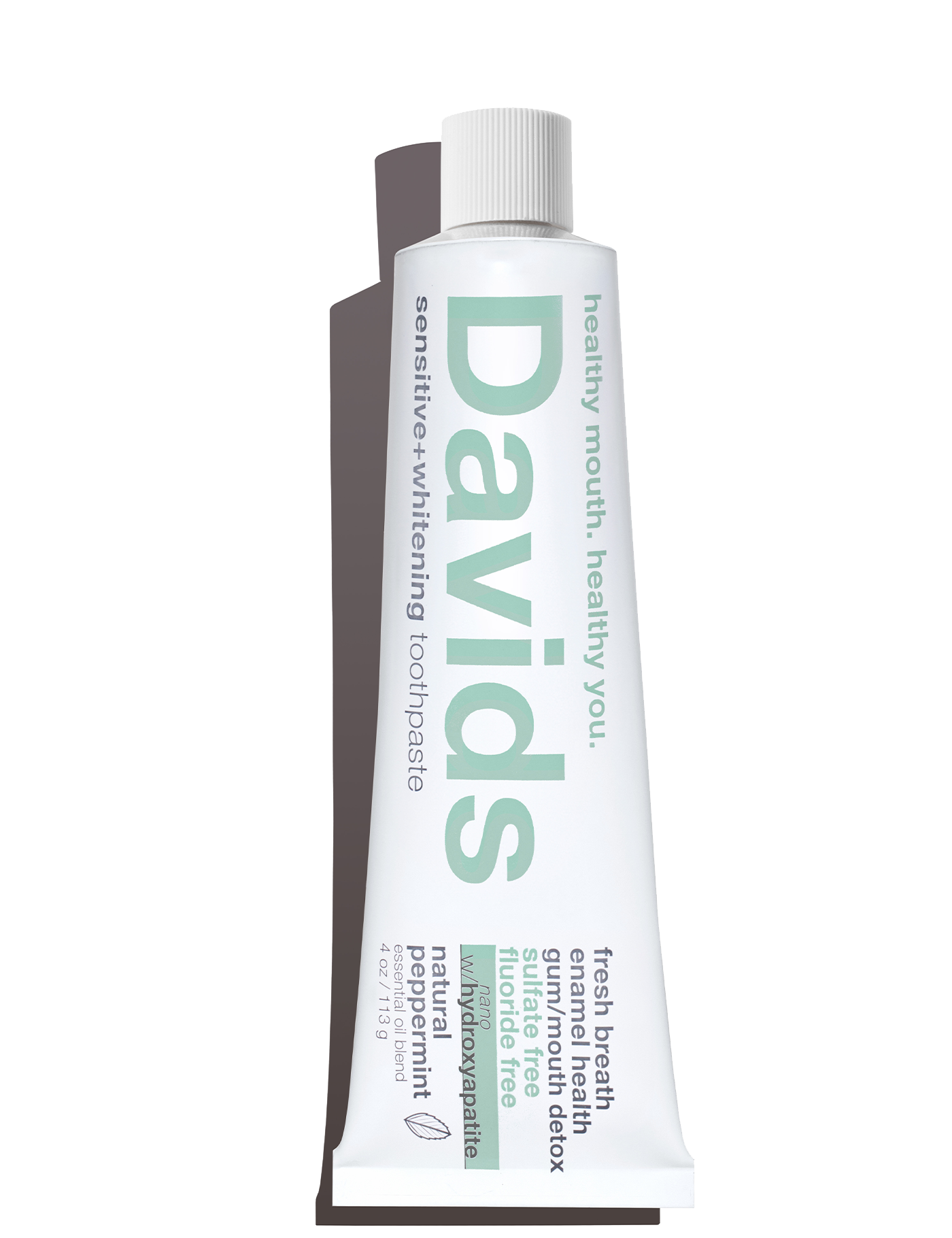 Davids Kids + Adults Nano-Hydroxyapatite Premium Toothpaste - Sensitive + Whitening