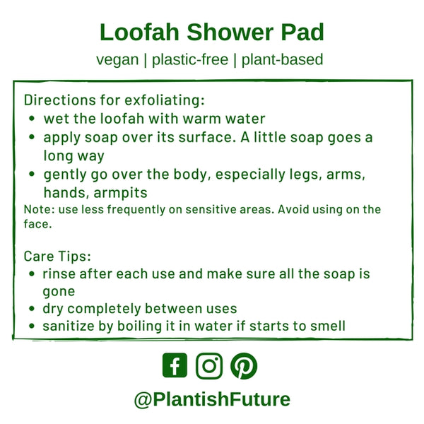 Loofah Shower Pad