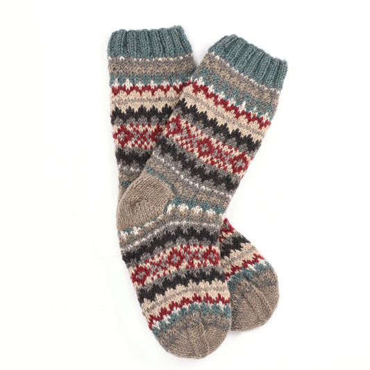 Men's Wool Knit Socks - Lincoln Natural